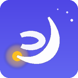 博客 brand icon：靛蓝底 + 翻开的书 + 墨点